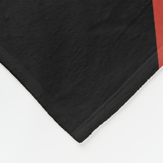 Retro Camera with Rainbow Print Fleece Deken (Hoek)