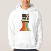 Retro Camera with Rainbow Print Hoodie (Voorkant)