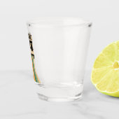 Retro Camera with Rainbow Print Shot Glas (Rechts)