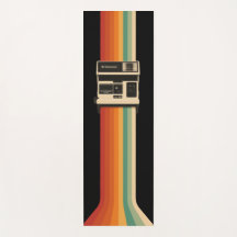 Retro Camera with Rainbow Print