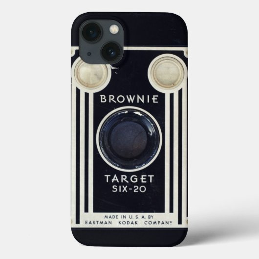 Retro camerabrownie doelwit. Case-Mate iPhone case (Achterkant)