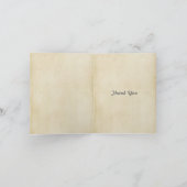 Retro  camerafotograaf Dank u kaart (Binnen)