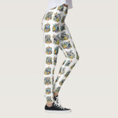 Retro  Camera's met  Bloemen Leggings (Rechts)