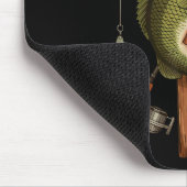 Retro Camo Cross Fishing Rod Hook B Christian Fish Muismat (Hoek)