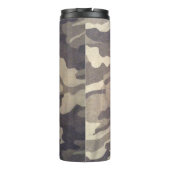 Retro camo design, chili handvat met praktische A+ Thermosbeker (Achterkant)