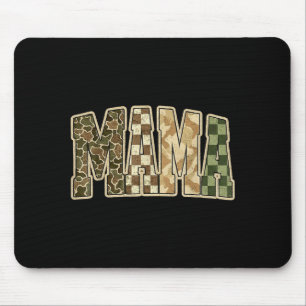 Retro Camo Jacht Mama Oude Camo Moeder Muismat