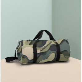 Retro Camo militair monogram Plunjezak