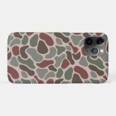 Retro Camo (rood groen) Case-Mate iPhone Case (Achterkant (horizontaal))