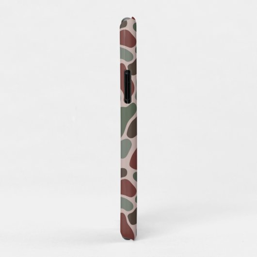 Retro Camo (rood groen) Case-Mate iPhone Case (Achterkant/rechts)