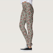 Retro Camo (rood groen) Leggings (Links)