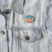 Retro Campagne VS Vlag Knop Ronde Button 3,2 Cm (In situ)