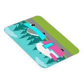 Retro Camper / Aanhangwagen en Auto Flexibele Magn Magneet (Rechterzijde)