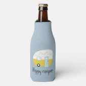 Retro Camper Bier Drink Bottle Cooler (Fles Voorkant)