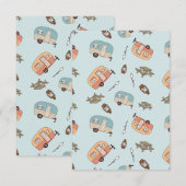 Retro Camper Blank Cards Bedankkaart (Voorkant / Achterkant)