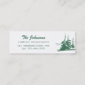 Retro Camper Calling Card Contactkaartje (Achterkant)