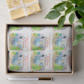 Retro Camper Caravan-kerstpapier Tissuepapier (Geschenk)