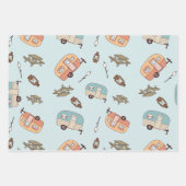 Retro Camper Inpakpapier Vel (Voorkant 2)