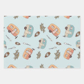 Retro Camper Inpakpapier Vel (Voorkant)