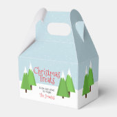 Retro Camper Kerstmis Bedankdoosjes (Achterkant)