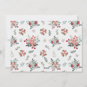 Retro Camper Merry-Kaart voor kerstmis Feestdagenkaart (Achterkant)