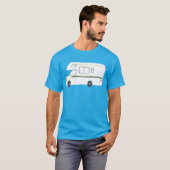  retro camper motor home RV - pas het aan! T-shirt (Voorkant volledig)