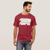 retro camper motor home RV - pas het aan! T-shirt (Voorkant volledig)
