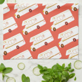 Retro Camper Motorhome RV keukenhanddoeken (Gevouwen)