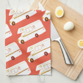 Retro Camper Motorhome RV keukenhanddoeken (Quarter Fold)