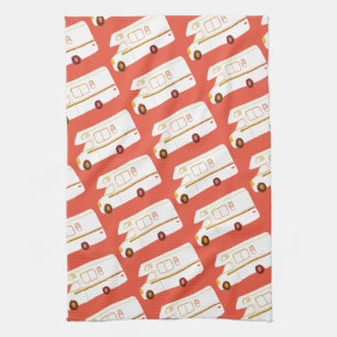 Retro Camper Motorhome RV keukenhanddoeken