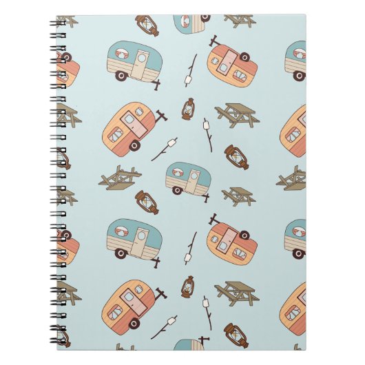Retro Camper Notitieboek (Voorkant)