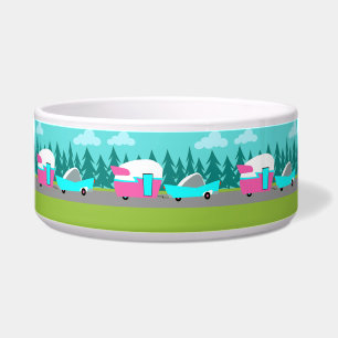 Retro Camper/Trailer en autowrakken Voerbakje