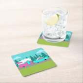 Retro Camper/Trailer en Onderzetters van autopapie (Insitu)