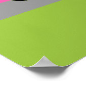 Retro Camper/Trailer en Poster auto (Hoek)