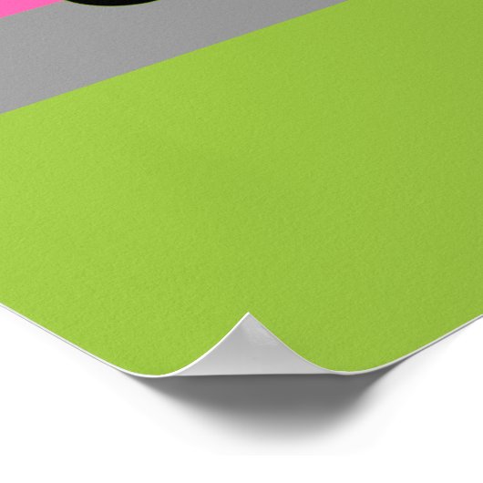 Retro Camper/Trailer en Poster auto (Hoek)