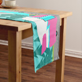 Retro Camper/Trailer en Treinloper Korte Tafelloper (Voorbeeld)