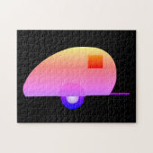 RETRO CAMPER TRAILER JIGSAW PUZZZLE LEGPUZZEL (Horizontaal)