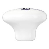 Retro Camper Trailer Knob Pull v. 2 Keramische Knop (Zijkant)