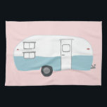 Retro Camper Trailer Roze keukenhanddoeken<br><div class="desc">Decoreer je keuken met deze coole handdoek. Het maakt een geweldige huisopwarming of een cadeau ter gelegenheid van de verjaardag! U kunt het aanpassen en tekst ook toevoegen. Bekijk mijn winkel voor nog veel meer kleuren en patronen,  plus bijpassende keukenspullen!</div>