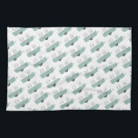 Retro Camper Trailer witte keukenhanddoeken<br><div class="desc">Decoreer je keuken met deze coole handdoek. Het maakt een geweldige huisopwarming of een cadeau ter gelegenheid van de verjaardag! U kunt het aanpassen en tekst ook toevoegen. Bekijk mijn winkel voor veel meer kleuren en patronen!</div>