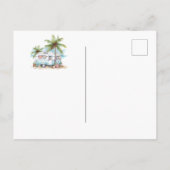 Retro Camper Vakantie Bewegende aankondiging (Achterkant)