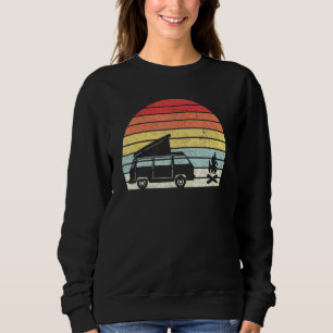 Retro Camper Van Bus Vanlife Kampvuur Trui