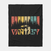Retro Camper Van Life -  Vanlife Fleece Deken (Voorkant)