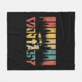 Retro Camper Van Life -  Vanlife Fleece Deken (Voorkant (Horizontaal))