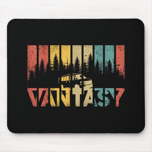 Retro Camper Van Life - Vanlife Muismat (Voorkant)