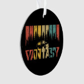 Retro Camper Van Life -  Vanlife Ornament (voorkant)