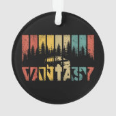 Retro Camper Van Life -  Vanlife Ornament (achterkant)