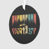 Retro Camper Van Life -  Vanlife Ornament (voorkant)