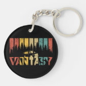 Retro Camper Van Life - Vanlife Sleutelhanger (Achterkant)