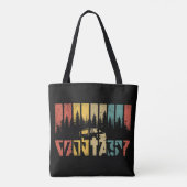 Retro Camper Van Life - Vanlife Tote Bag (Achterkant)