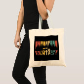 Retro Camper Van Life - Vanlife Tote Bag (Voorkant (product))